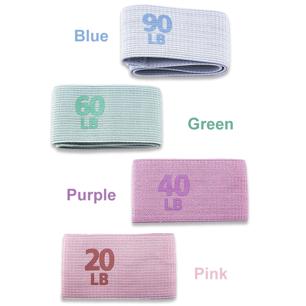 Quality resistance bands for at home workouts or on the go.
