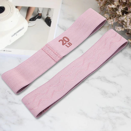 Quality resistance bands for at home workouts or on the go.